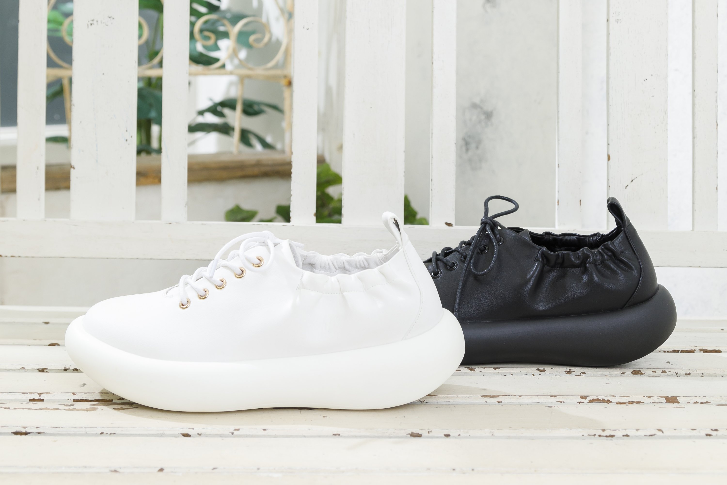 ヒナ グリーン レーベル Hina Green Label ふわふわファー付きショートブーツ （ブラック） ヒナ グリーン レーベル Hina Green Label 本革ぺたんこショートブーツ